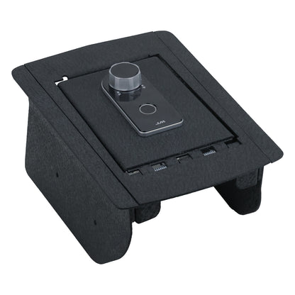Console Safe Vault for 2011-2022 Jeep Grand Cherokee without CD (Fingerprint Lock with Key)