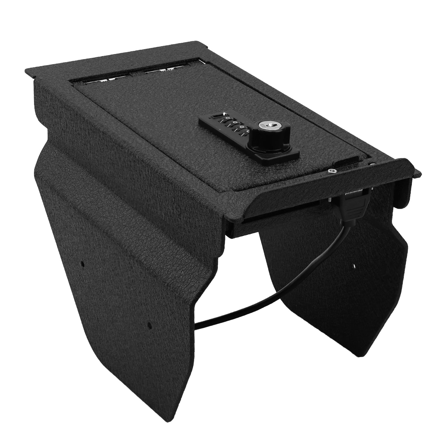 Console Safe Vault for 2026+ Benz G-Wagon (4 Digit Combo Lock with Key)