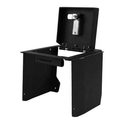 Console Safe Vault for 2025-2026 Ford Bronco (4 Digit Combo Lock with Key)