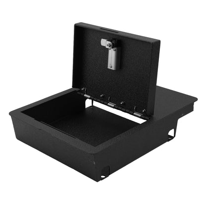 Underseat Console Safe Vault for 2009-2018 Dodge Ram 1500 (4 Digit Combo Lock with Key)