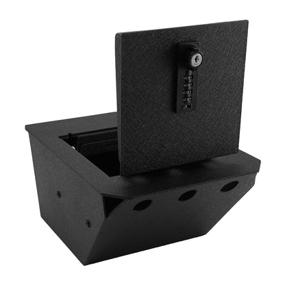 Pro Console Gun Safe Vault for 2024-2025 Tesla Cybertruck (4 Digit Combo Lock with Key)