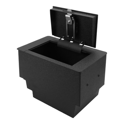 Pro Console Safe Vault for 2015-2026 Ford F150 Full Floor Center Console  [console length 12 1/4"] (Fingerprint Lock with Key)