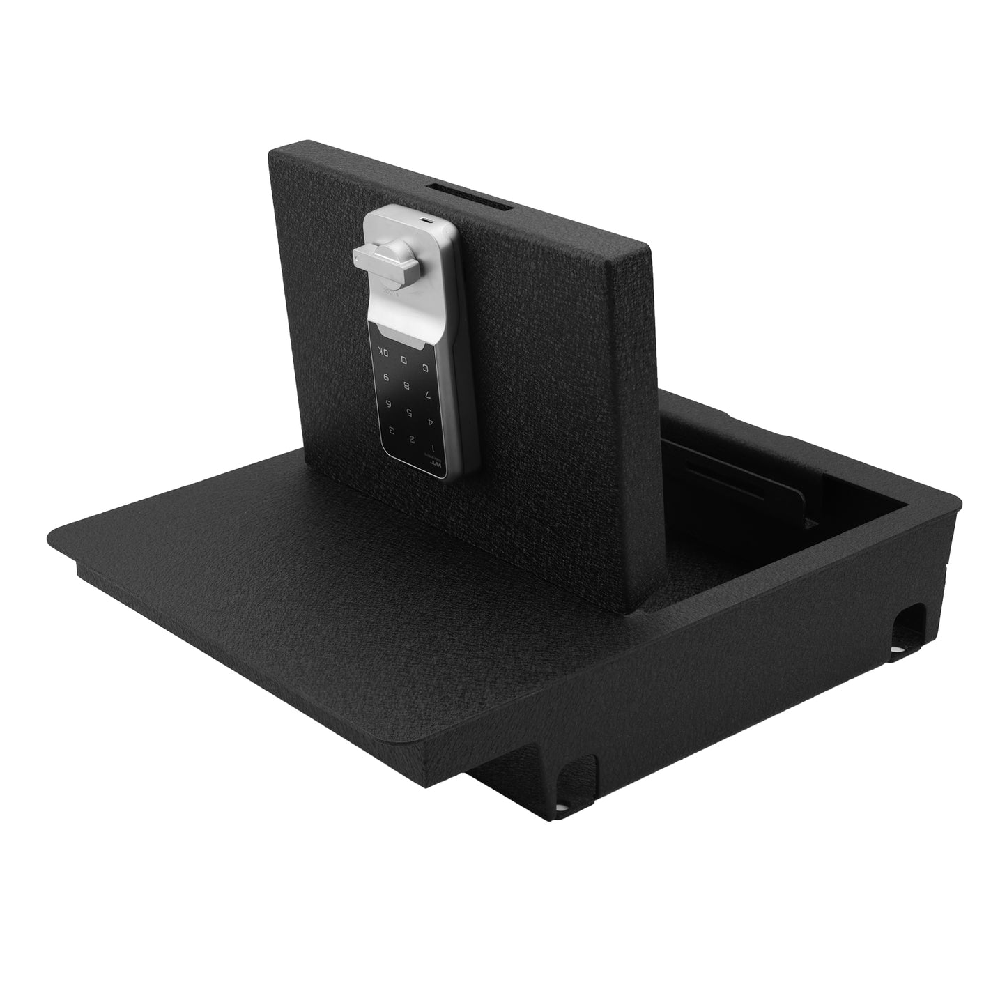Underseat Console Safe Vault for 2009-2018 Dodge Ram 1500 (Electronic Keypad Lock)