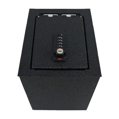 Console Safe Vault for 2022-2024 Hyundai Tucson Not Limted (4 Digit Combo Lock with Key)