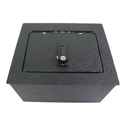 Console Safe Vault for 2024-2025 GMC Hummer EV (4 Digit Combo Lock with Key)