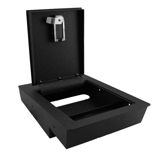 Pro Underseat Console Gun Safe Vault for 2015-2019 Chevrolet Suburban (Fingerprint Lock with Key)