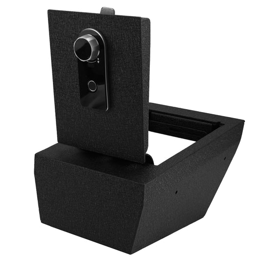 Pro Console Gun Safe Vault for 2021-2025 Tesla Model S (Fingerprint Lock with Key)