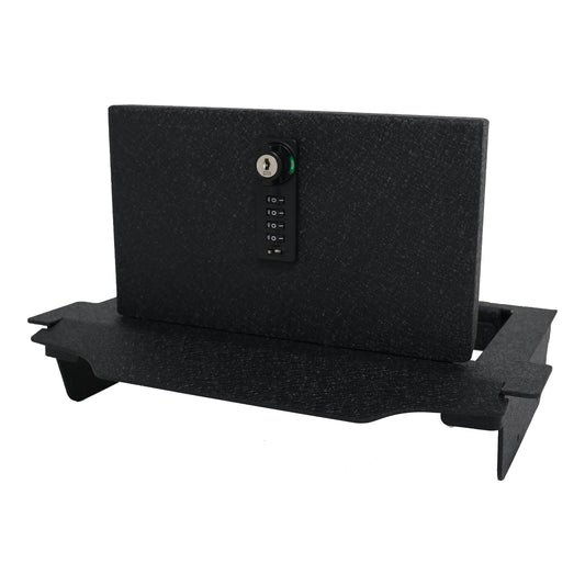 Console Safe Vault for 2022-2025 Dodge Ram Rebel GT (4 Digit Combo Lock with Key)