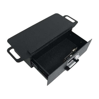 Underseat Console Safe Vault for 2024-2025 Tesla Cybertruck (Fingerprint Lock with Key)