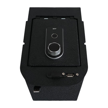 Console Safe Vault for 2019-2025 Toyota RAV4 (Fingerprint Lock with Key)