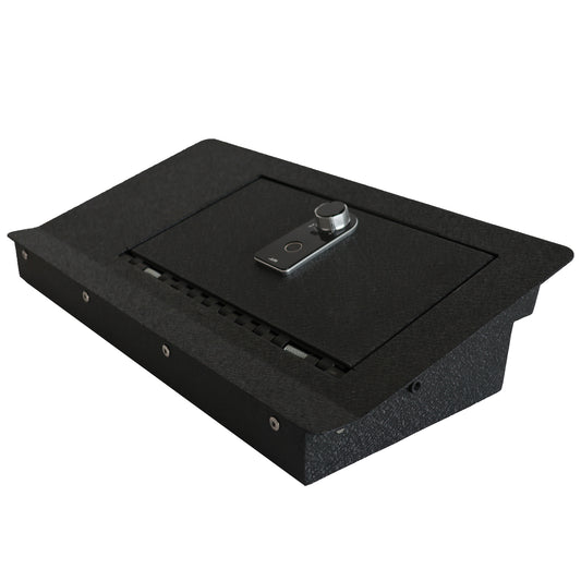 Underseat Console Gun Safe Vault for 2021-2024 Ford Bronco Sport (Fingerprint Lock with Key)