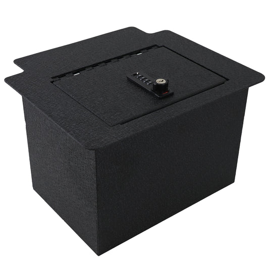 Console Safe Vault for 2021-2025 Chevrolet Suburban (4 Digit Combo Lock with Key)