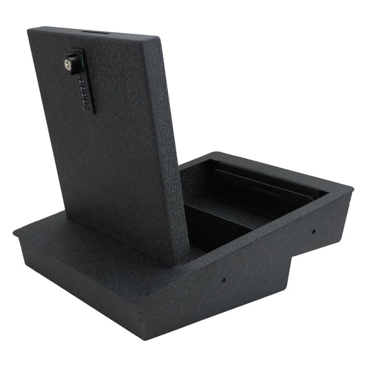 Underseat Console Safe Vault for 2014-2018 GMC Sierra 1500 (4 Digit Combo Lock with Key)