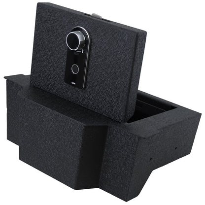 Console Safe Vault for 2019-2025 Dodge Ram 1500/2500/3500 Bighorn (Fingerprint Lock with Key)