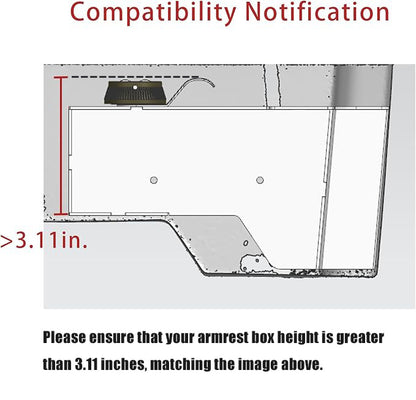 Console Safe Vault for 2019-2026 Dodge Ram 1500/2500/3500 (Electronic Keypad Lock)