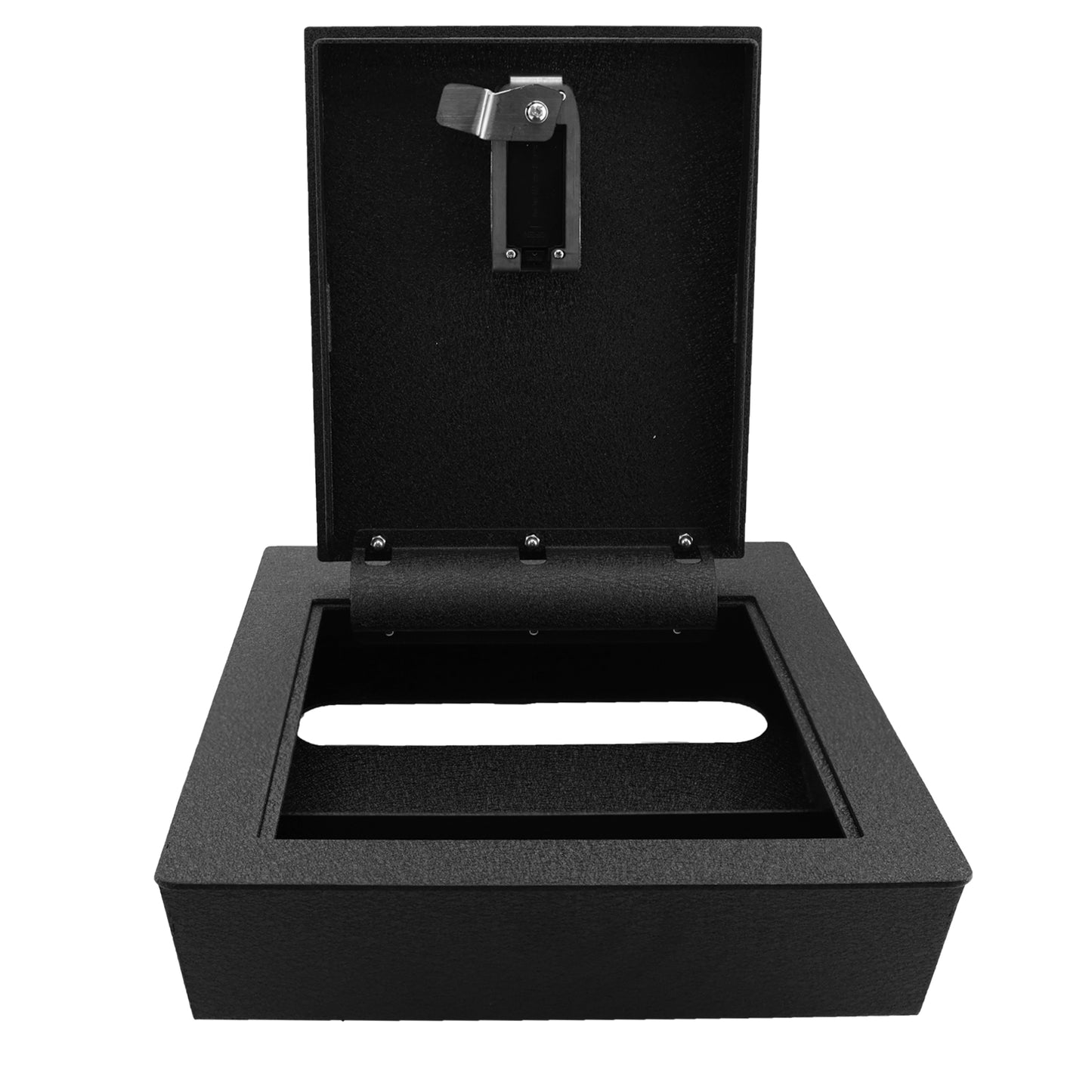 Pro Underseat Console Gun Safe Vault for 2015-2019 Chevrolet Suburban (Fingerprint Lock with Key)