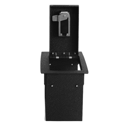 Console Safe Vault for 2023-2026 Lexus RX350/RX350h/RX450h+/RX500h (Fingerprint Lock with Key)