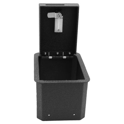 Console Safe Vault for 2025-2026 Infiniti QX80 (4 Digit Combo Lock with Key)