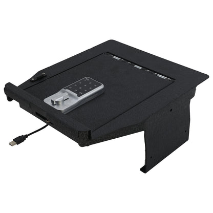Console Safe Vault for 2021-2024 Ford F-150 Lightning (Electronic Keypad Lock)
