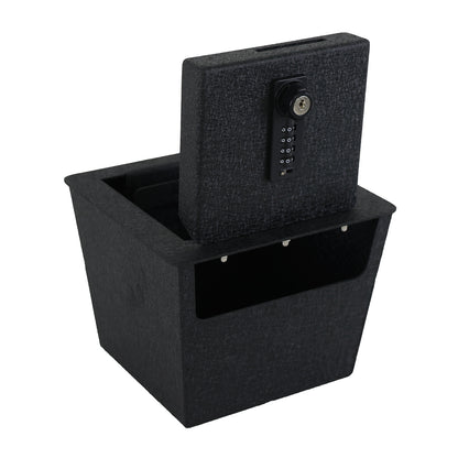 Console Safe Vault for 2007-2024 Toyota FJ Cruiser (4 Digit Combo Lock with Key)