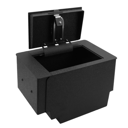 Pro Console Safe Vault for 2015-2026 Ford F150 Full Floor Center Console  [console length 12 1/4"] (Fingerprint Lock with Key)
