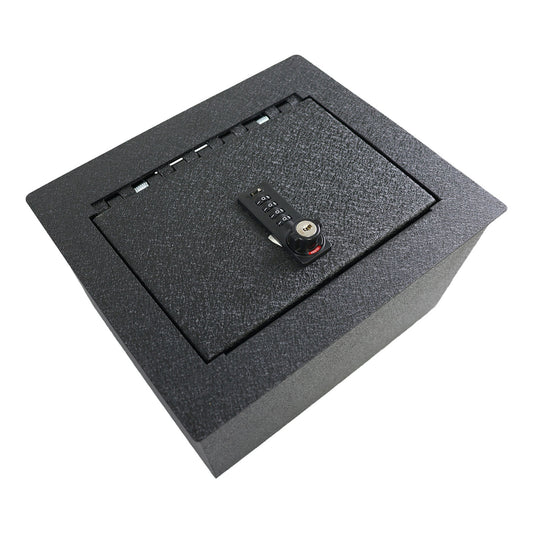 Console Gun Safe Vault for 2024-2025 GMC Hummer EV (4 Digit Combo Lock with Key)