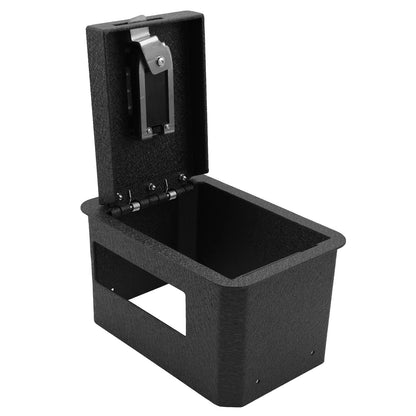 Console Safe Vault for 2025-2026 Infiniti QX80 (Fingerprint Lock with Key)