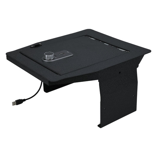 Console Safe Vault for Ford Expedition 2018-2024 (Fingerprint Lock with Key)