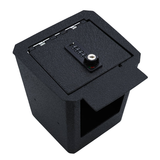 Console Gun Safe Vault for 2023-2025 Chevrolet Colorado (4 Digit Combo Lock with Key)