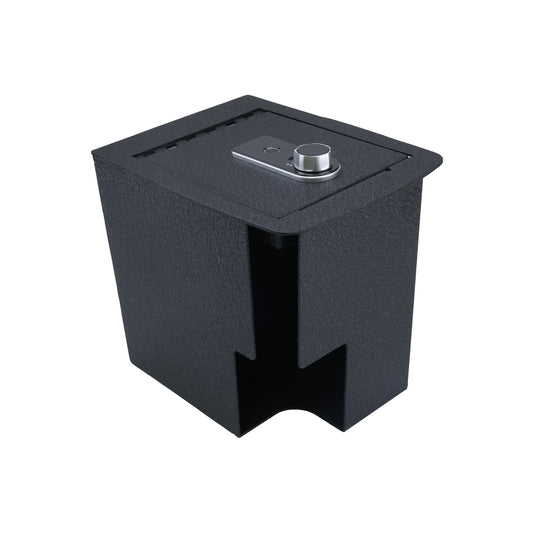 Console Safe Vault for 2019-2025 Kia Telluride with cigarette lighter (Fingerprint Lock with Key)