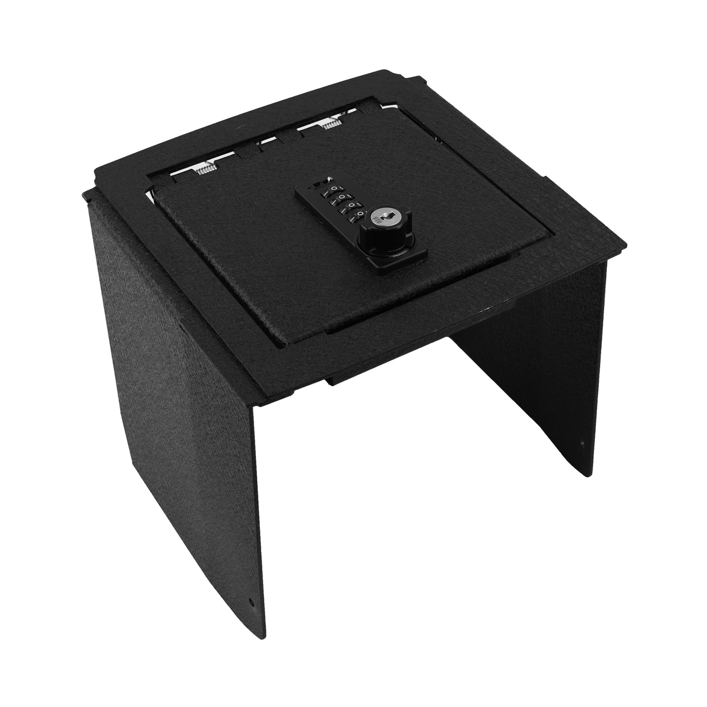 Console Safe Vault for 2025-2026 Ford Bronco (4 Digit Combo Lock with Key)
