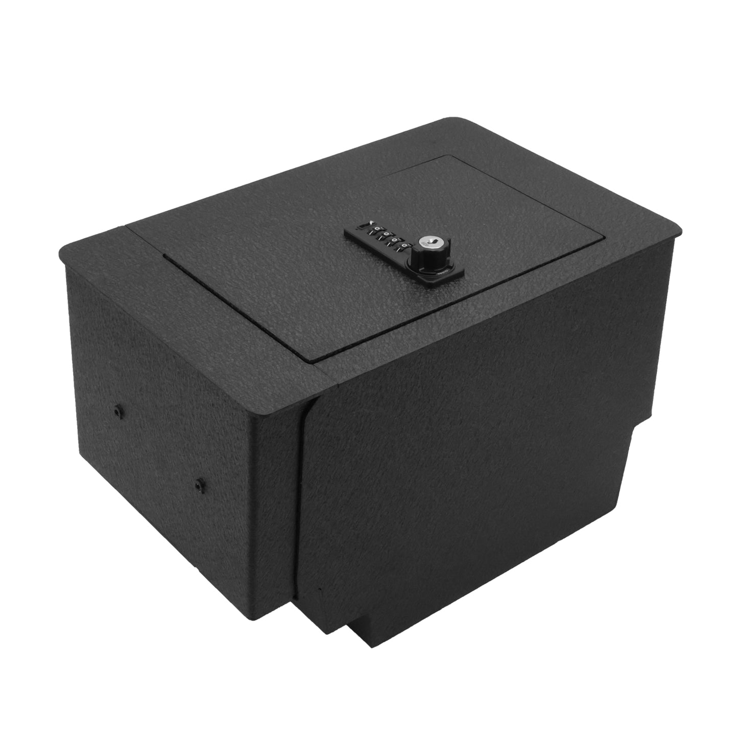 Pro Console Safe Vault for 2015-2026 Ford F150 Full Floor Center Console  [console length 12 1/4"] (4 Digit Combo Lock with Key)