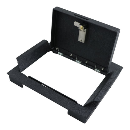 Console Safe Vault for 2023-2025 Ford F250 Super Duty (4 Digit Combo Lock with Key)