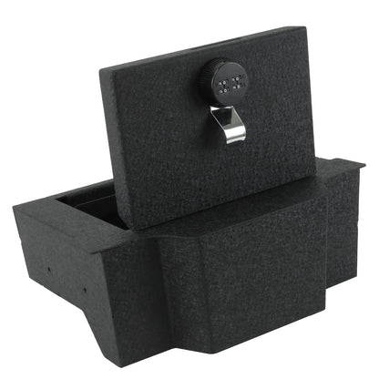 Console Safe Vault for 2019-2025 Dodge Ram 1500/2500/3500 Laramie (4-Digit Combo Lock)