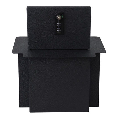 Console Safe Vault for 2021-2025 Chevrolet Suburban (4 Digit Combo Lock with Key)