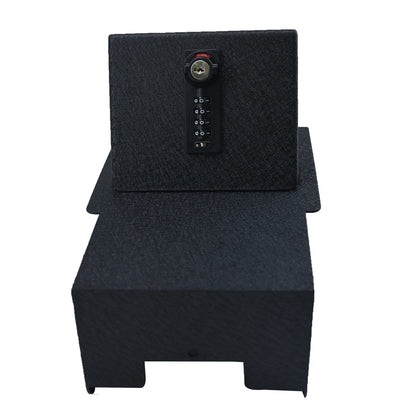 Console Gun Safe Vault for 2021-2024 Tesla Model Y (4 Digit Combo Lock with Key)