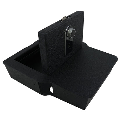 Underseat Console Safe Vault for 2020-2024 Dodge Ram 1500/2500/3500 (Fingerprint Lock with Key)