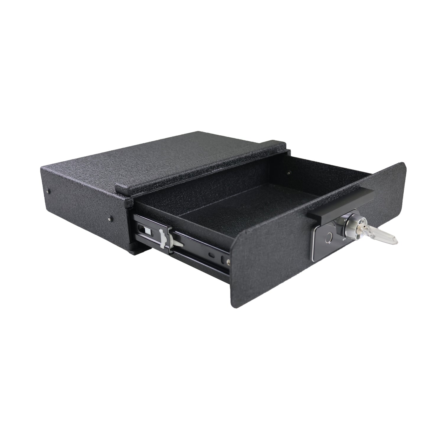 Underseat Console Safe Vault for 2024-2025 Fisker ocean (Fingerprint Lock with Key)