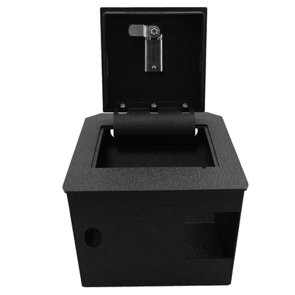 Pro Console Gun Safe Vault for 2024-2025 Tesla Cybertruck (4 Digit Combo Lock with Key)