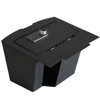 Console Safe Vault for Dodge Ram 2500 2009-2018 (Fingerprint Lock with Key)