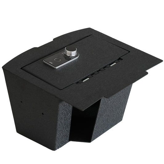 Console Safe Vault for Dodge Ram 2500 2009-2018 (Fingerprint Lock with Key)