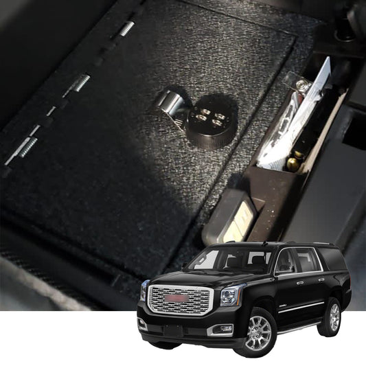 Console Safe Vault for Chevrolet Suburban 2015-2020 (4-Digit Combo Lock)